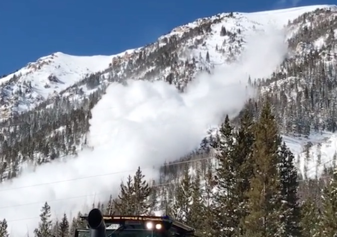 Here's a Front Row Seat to Colorado Avalanche Mitigation and a Giant Slide in Winter Park