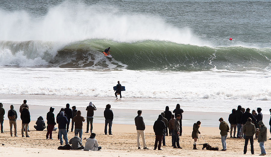 Bruno Santos in action at Carcavelos