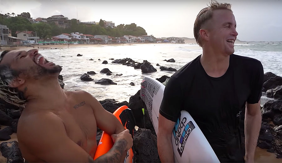 Italo Ferreira and Jamie O'Brien