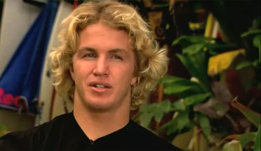 Jamie O'Brien surfing at Pipeline