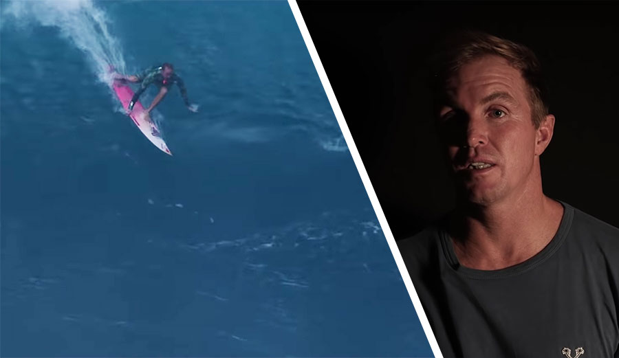 Jamie O'Brien surfing Pipeline