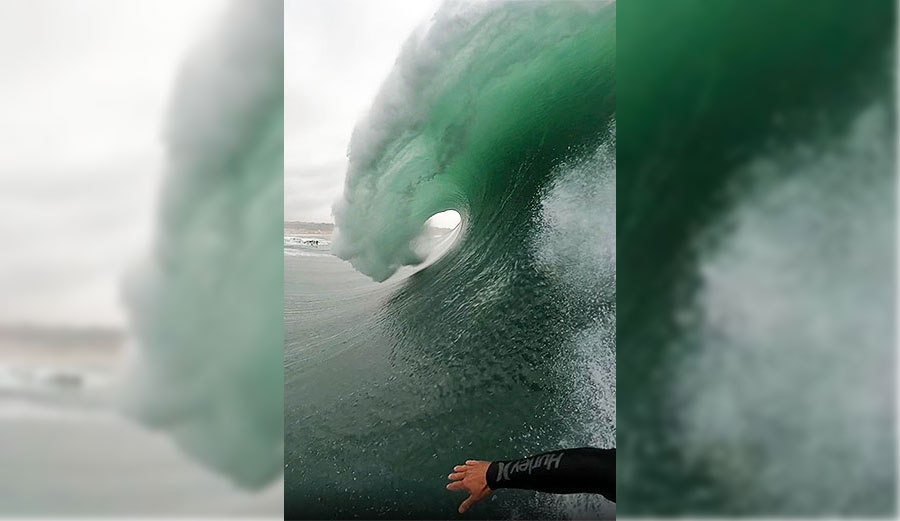 Kai Lenny's GoPro Footage From Towing In at Nazaré Is Definitely Worth a Watch