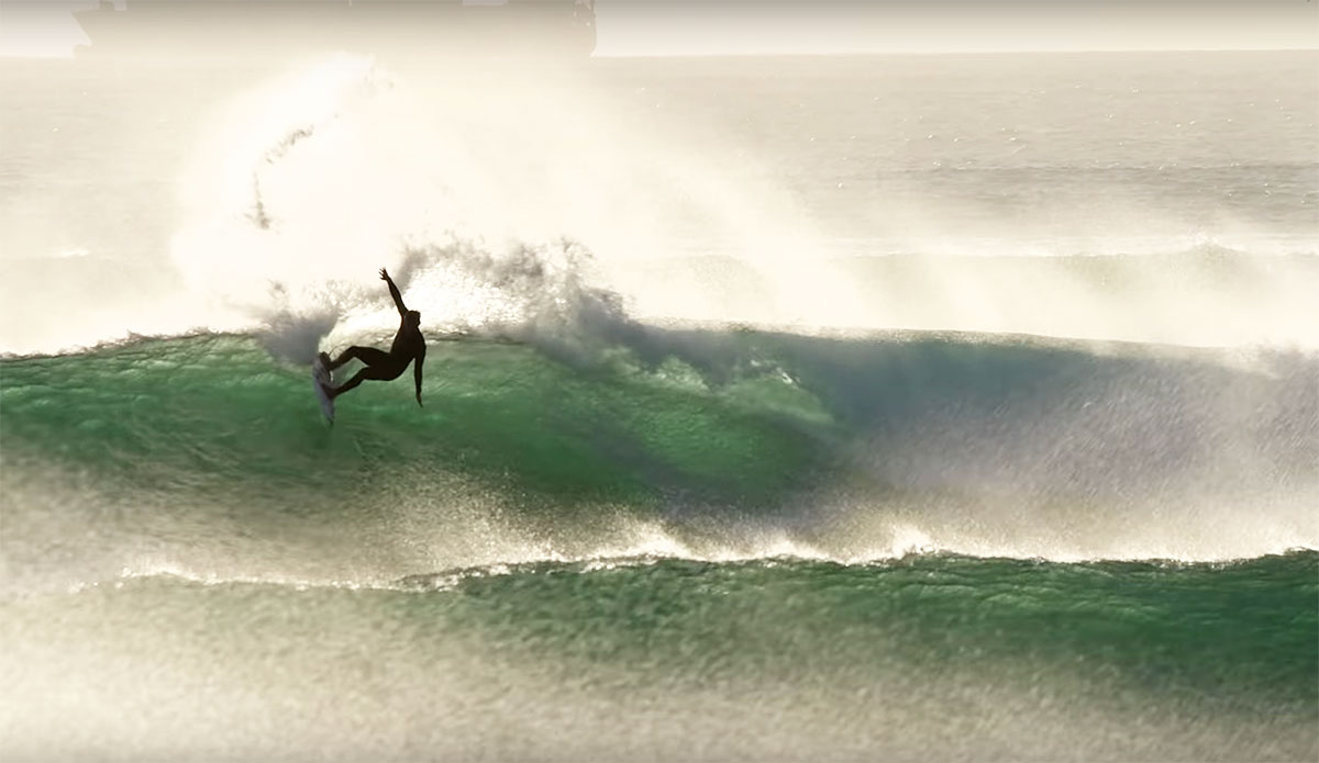Kanoa Igarashi surfing in Portugal