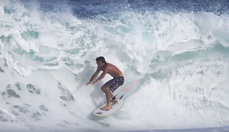 Mason Ho surfing North Shore, Hawaii