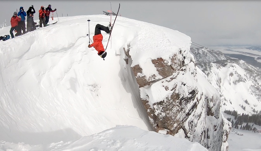 I Watched Veronica Paulsen Become the First Woman to Throw a Backflip Into Corbet's Couloir