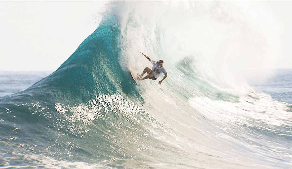 Dylan Graves surfing in Puerto Rico