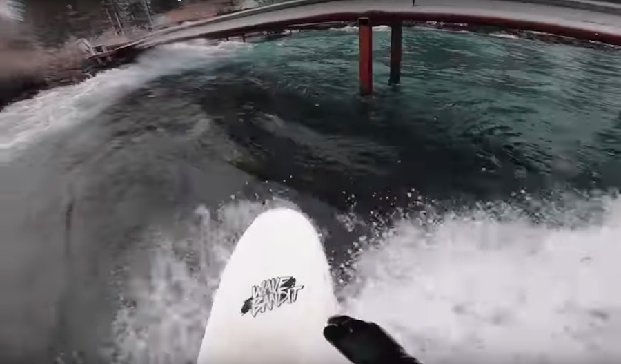 Watch These Guys 'Shoot the Pier' While Surfing Lake Tahoe