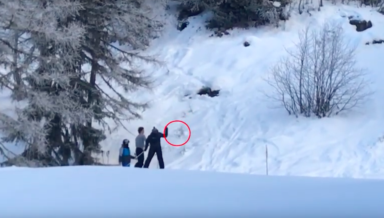 Skier Smashes Drone in Over-the-Top Fit of Rage at French Ski Resort