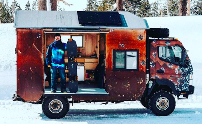 This Is Snowboarder Mike Basich's Latest Adventure Vehicle