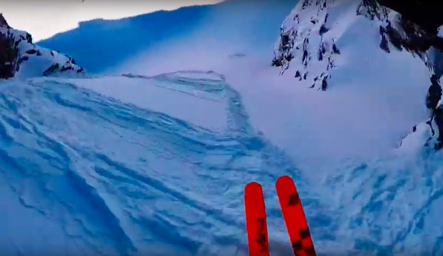 Skier Outrunning an Avalanche Is a Reminder That We're Still Insignificant in the Mountains