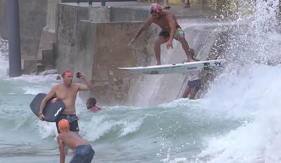 Italo Ferreira and Jamie O'Brien in Brazil
