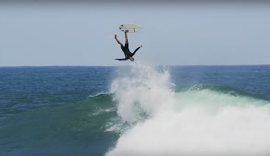 John John Florence surfing