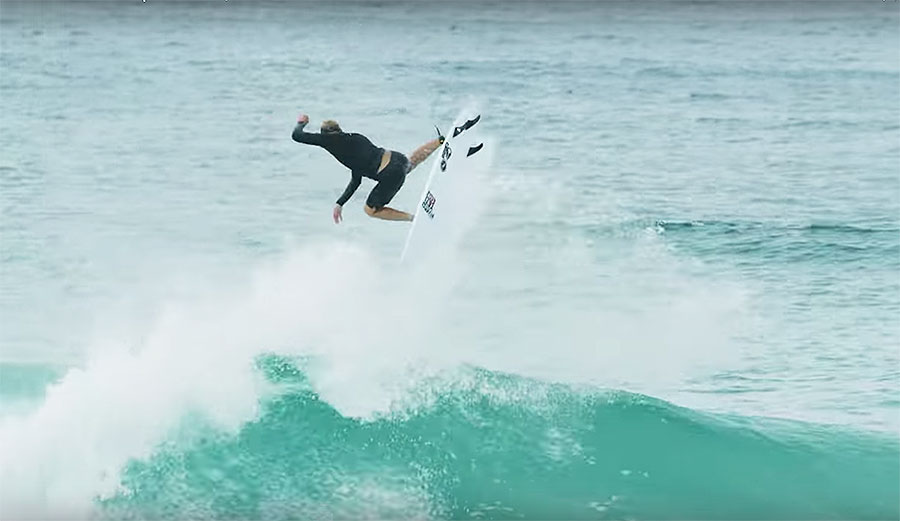 John John Florence surfing