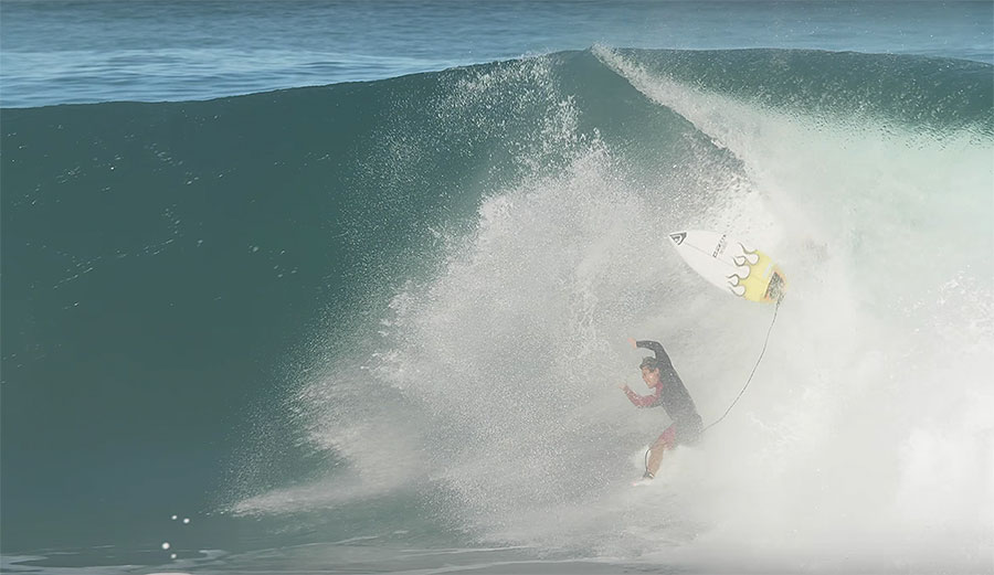Koa Rothman surfing