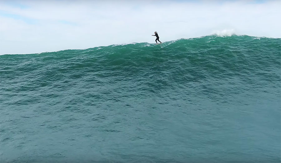 Laird surfing