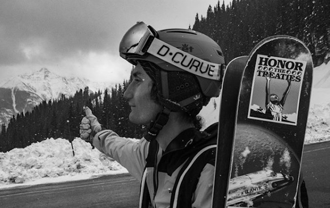 Native Lakota Backcountry Skier Connor Ryan Searches for Lines in the Black Hills