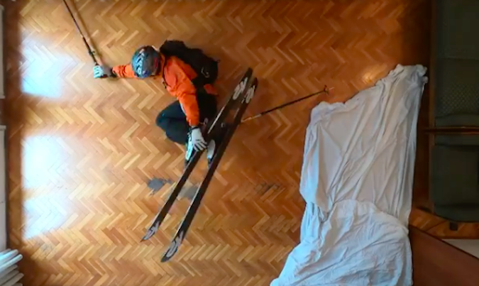 This Guy Created a Stop Motion Ski Trip on the Floor of His Home and It's Genius