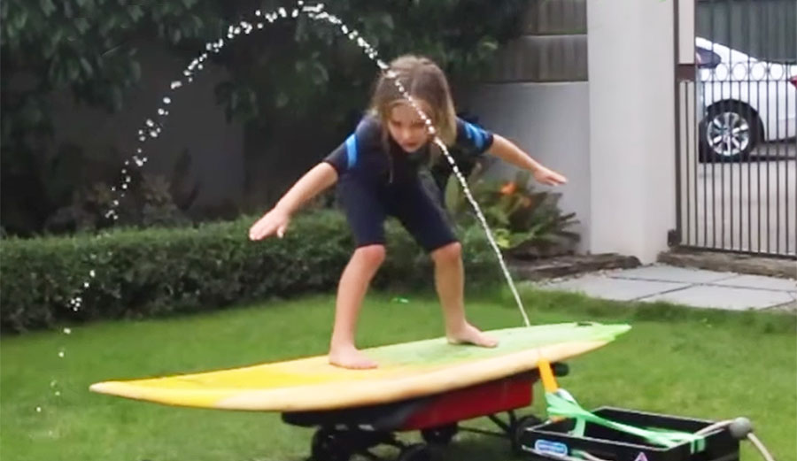 Tiger Castro surfing coronavirus lockdown