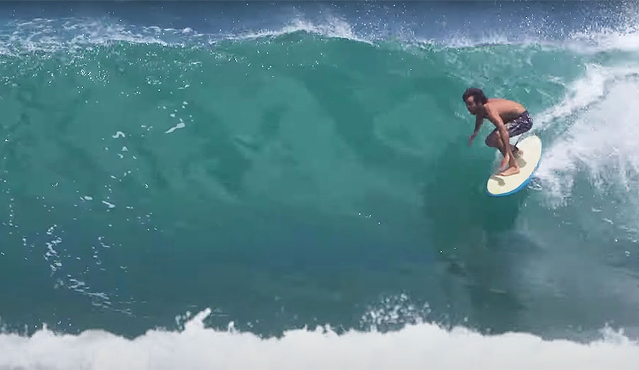 Mason Ho surfing North Shore Oahu
