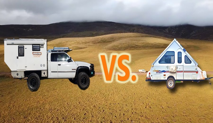 Living the #Vanlife Doesn't Require a Van: I Compared the Truck Camper and Camper Trailer