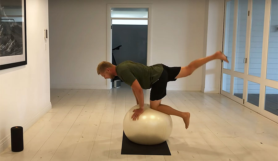 Mick Fanning working out