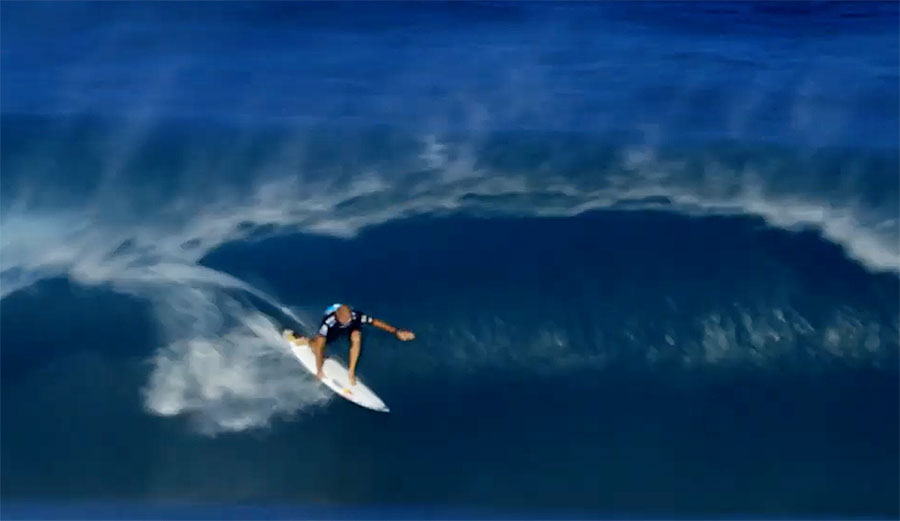Mick Fanning surfing