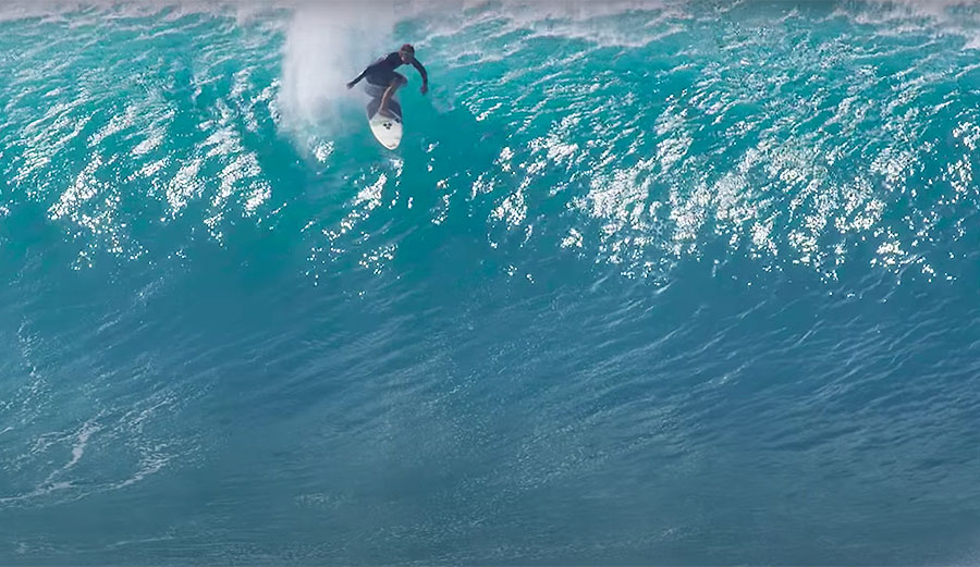 Parker Coffin surfing North Shore, Hawaii