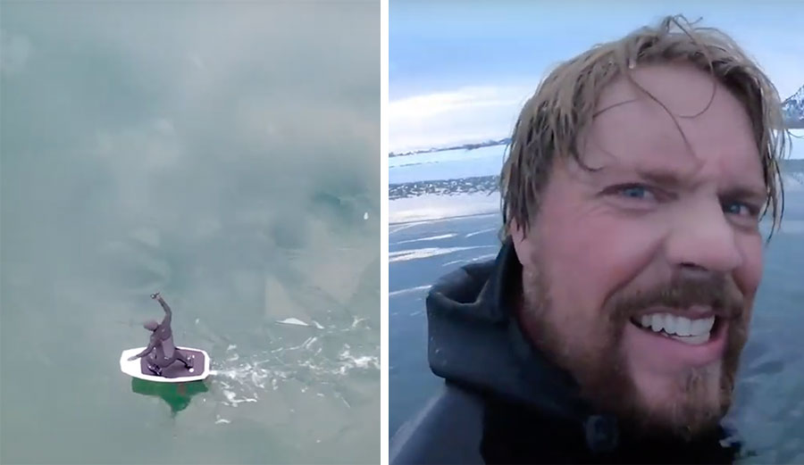 Travis Rice eFoiling