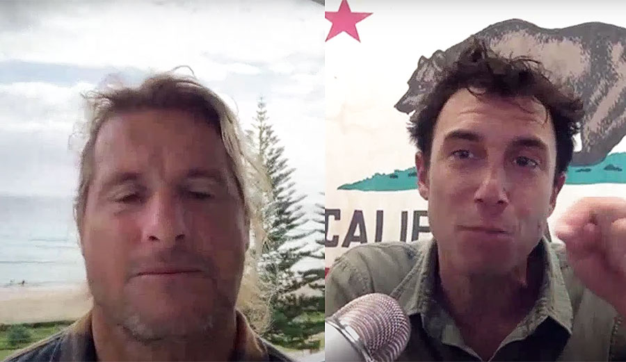 Chris Burkard and Occy on the Occ-Cast