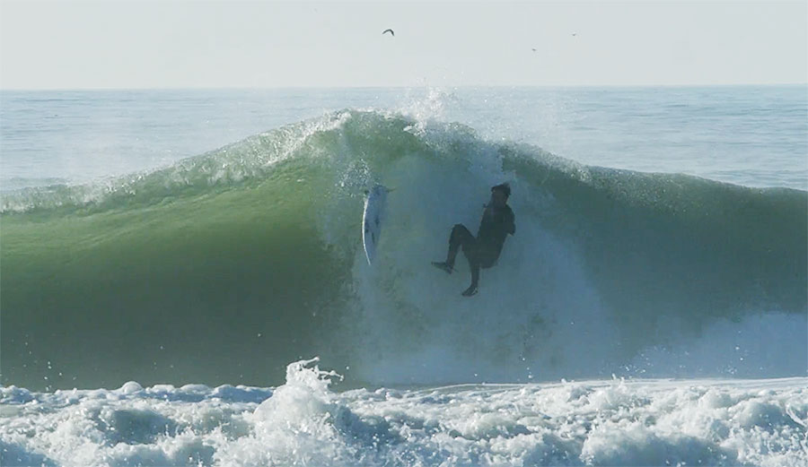 Dane Reynolds surfing New Jetty