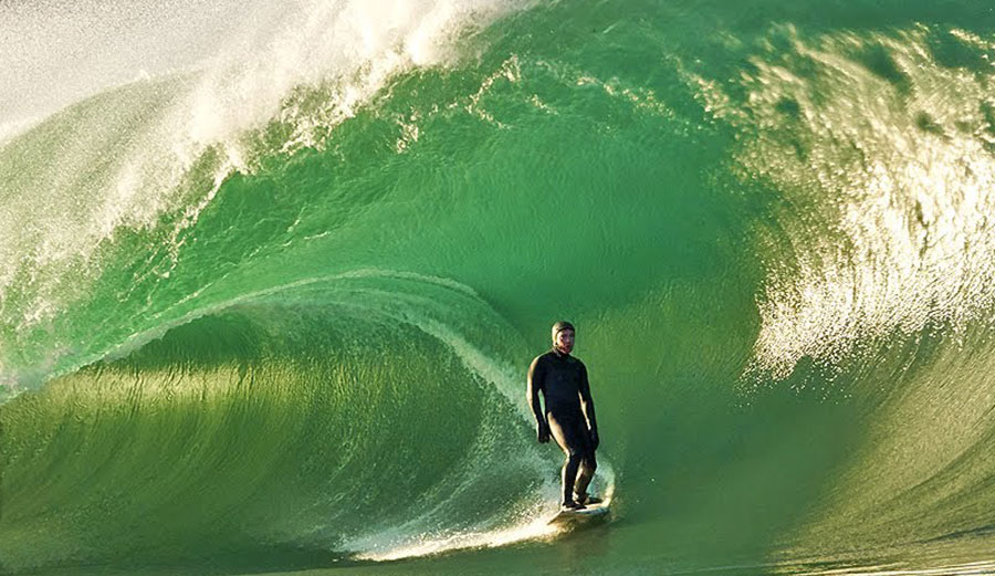 Conor Maguire surfing Riley's
