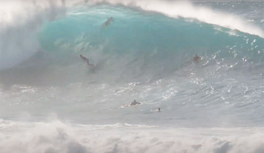 John John Florence surfing Pipeline for Innersection