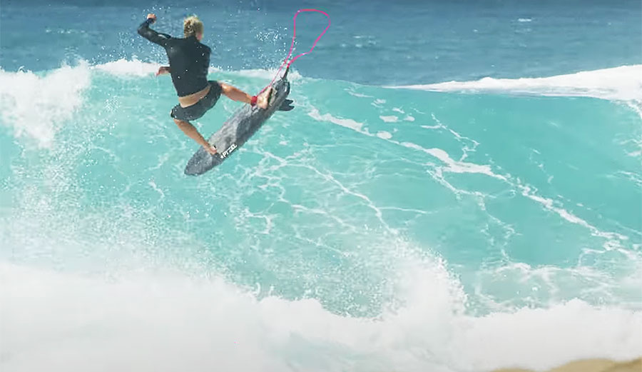 John John Florence surfing