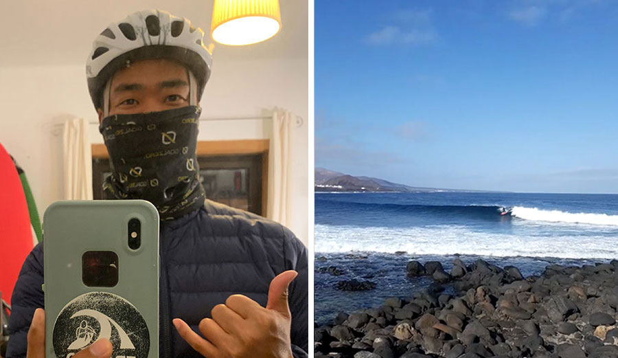 Mark Sawyer-Chu tells the story of what it was like to surf again in the Canary Islands after 7 weeks of lockdown.