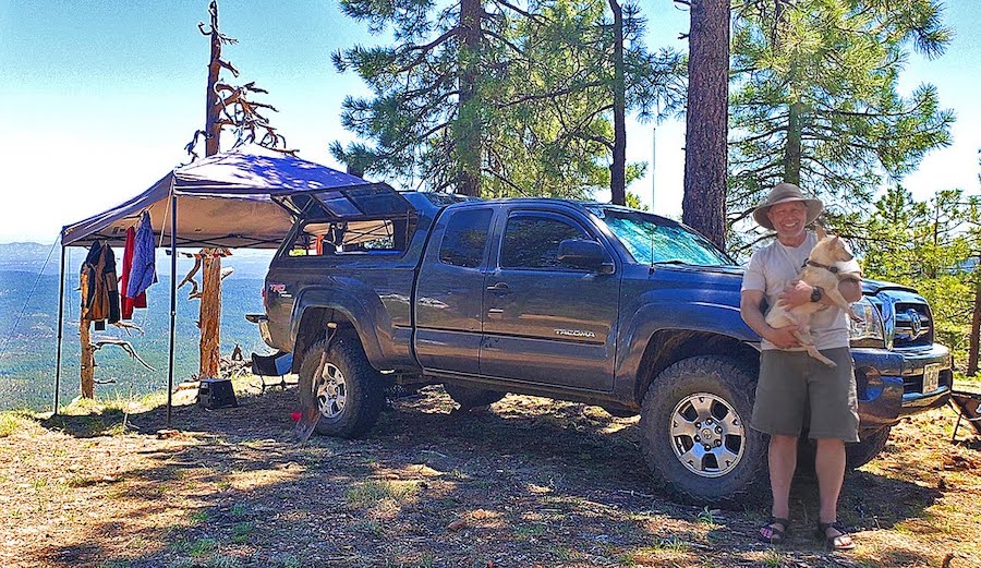 This Minimalist Nomad Travels In Micro Toyota Tacoma Home