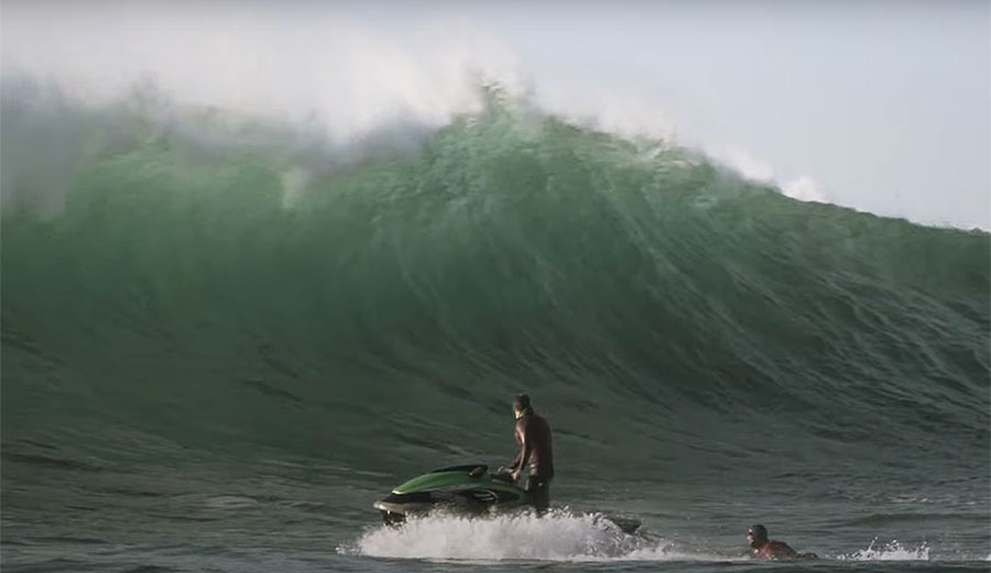 Nic Von Rupp surfing in Morocco