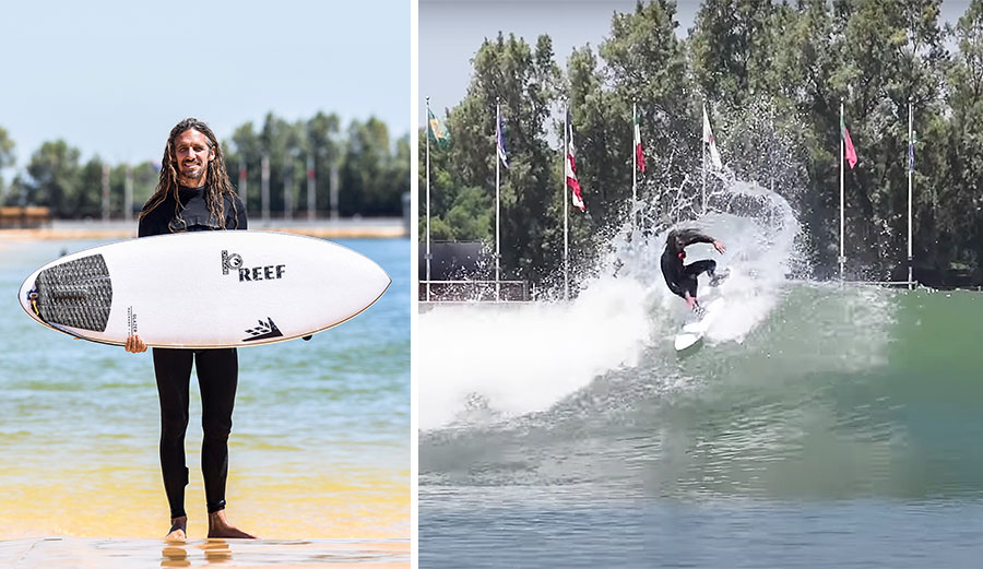 Rob Machado surfing Surf Ranch