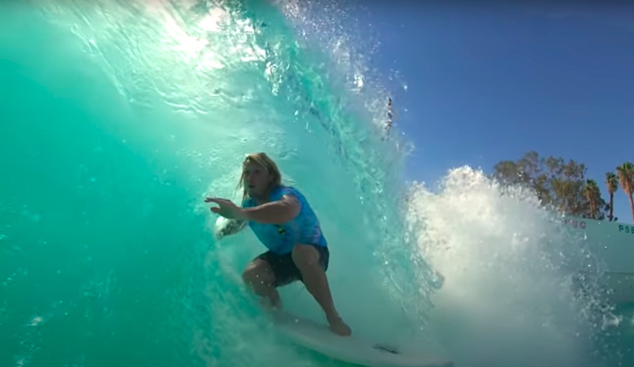 Ben Gravy, Jamie O'Brien, and Casey Neistat Ride a 'Fully-Nuking' Palm Springs Surf Club