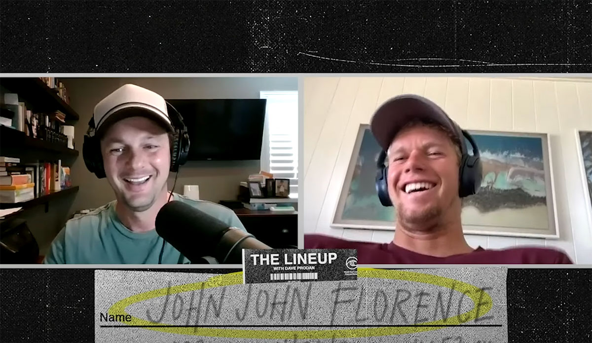 John John Florence on WSL podcast