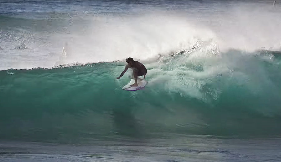 Mason Ho surfing