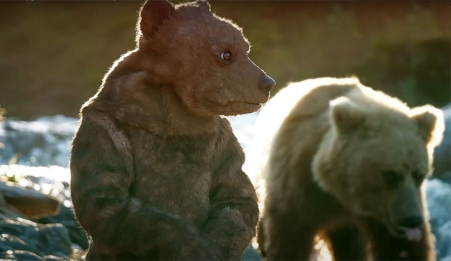 Robot bear cub in Alaska