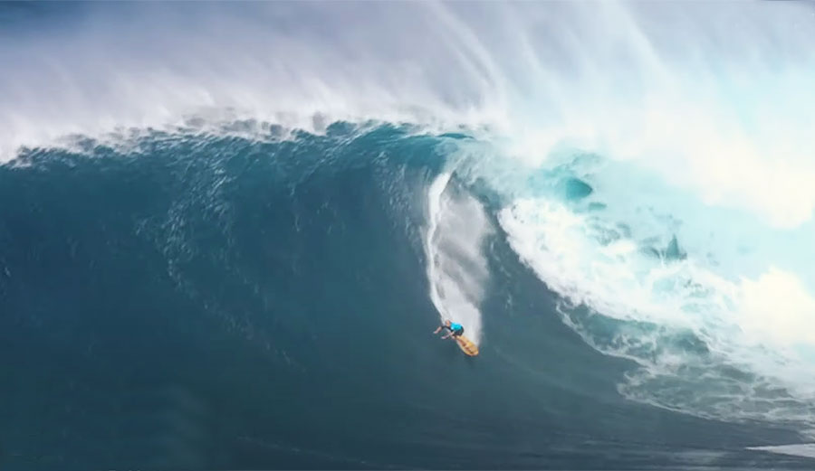 Big wave surfing