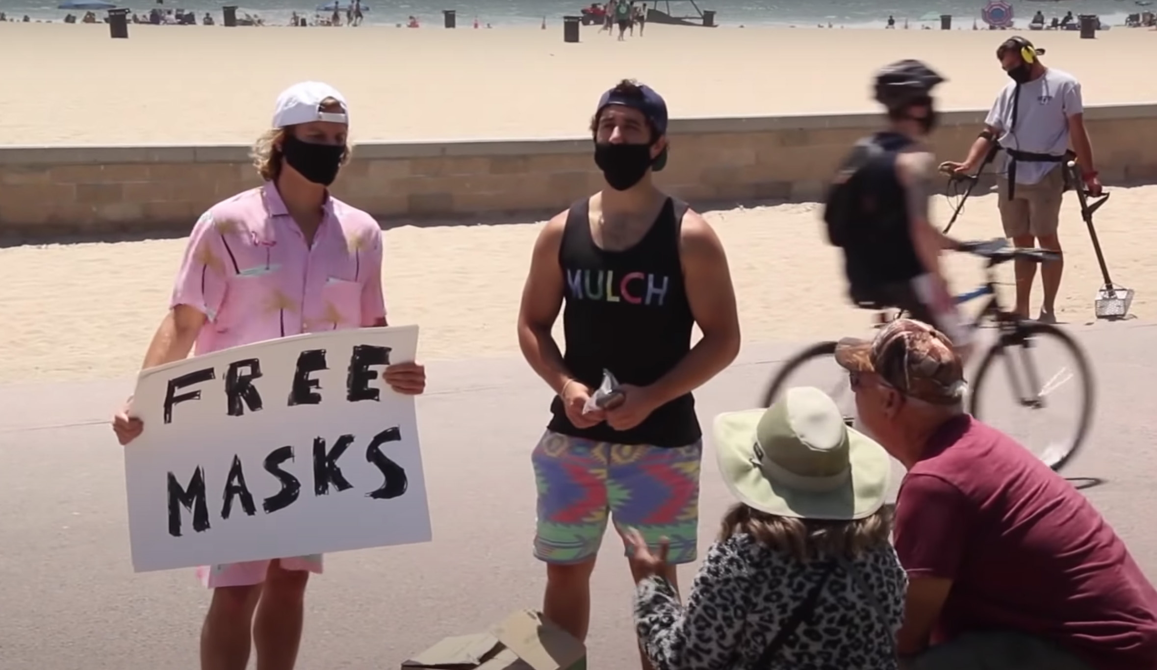 Chad Goes Deep Attempts to Solve Mask Shortage in Huntington Beach