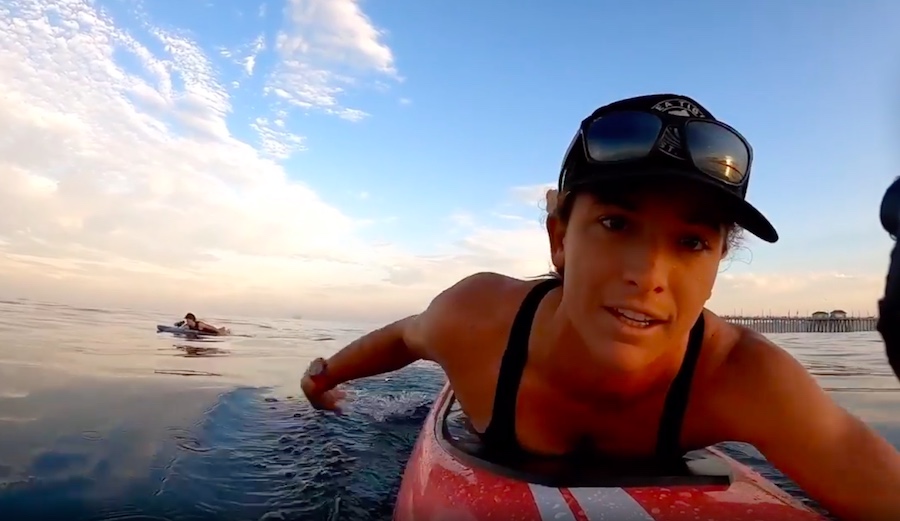Courtney Conlogue Is Paddling 32 Miles From Catalina to Huntington Beach for Charity