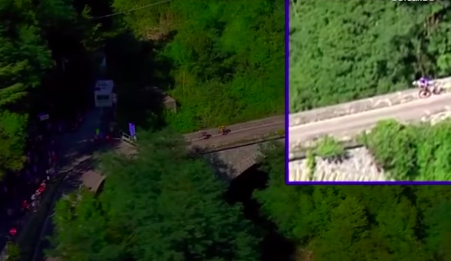 Young Belgian Cyclist Falls Off Bridge After Nasty Crash in Italian Race