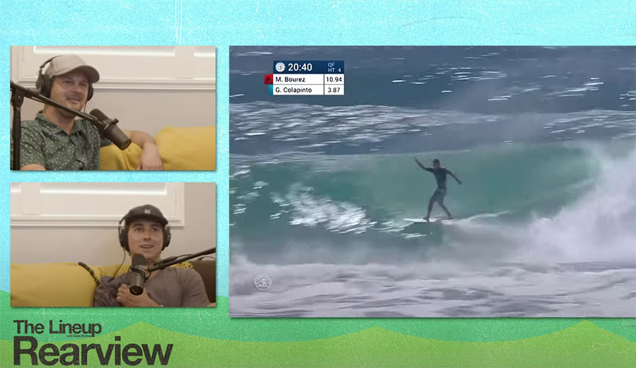 Griffin Colapinto surfing at Kirra