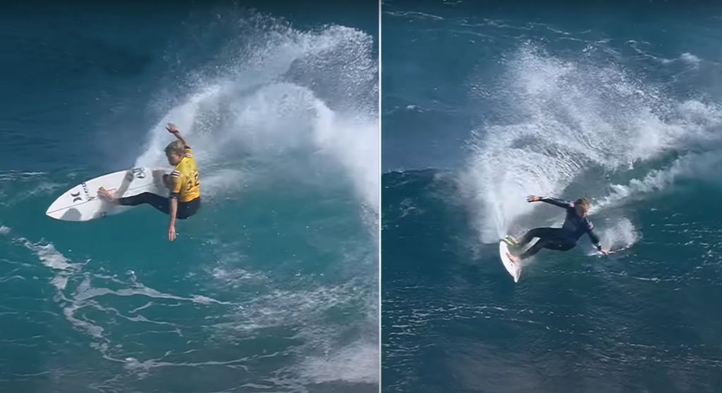 John John Florence and Kolohe Andino