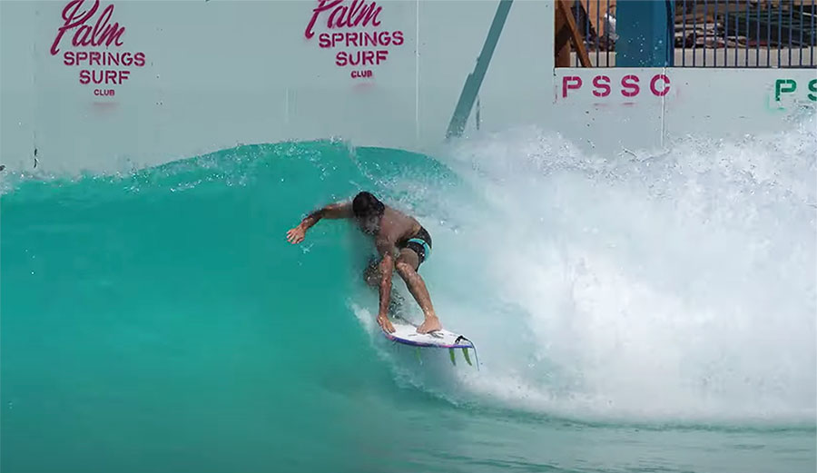 Mason Ho surfing