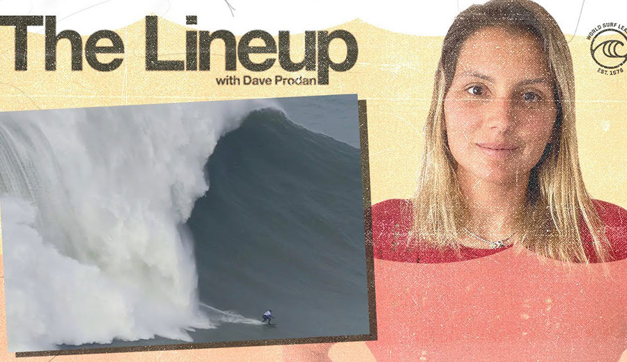 Maya Gabeira surfing