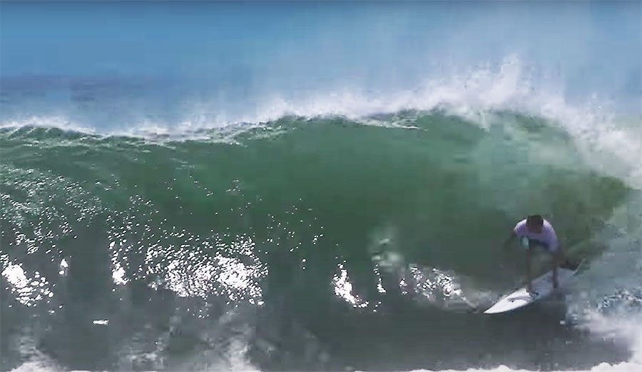 nic von rupp surfing in bali